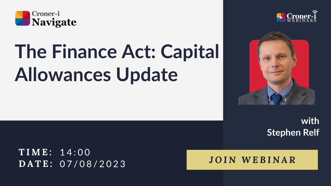 Finance Act Capital Allowances